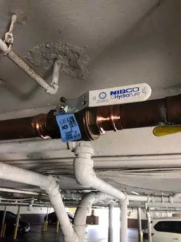 Copper pipe repair and valve work for Water Line Repair in River Oaks Condominiums